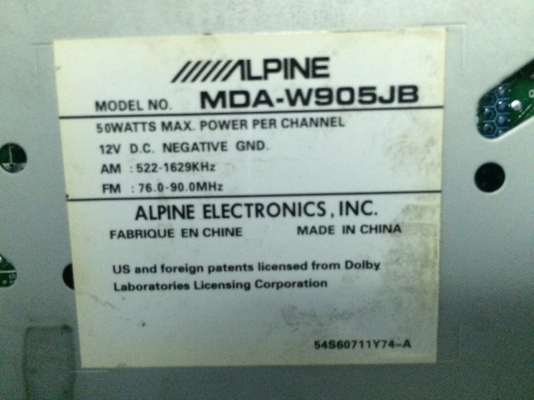 Alpine MDA-W905JB MP3-RW CD-RW MD-RW 1ปรีเอ้า คุมกล่องCDเปิดAUXได้ ลูกเล่นเยอะ มือ2 ญี่ปุ่น Alpine MDA-W905JB MP3-RW CD-RW MD-RW 1ปรีเอ้า คุมกล่องCDเปิดAUXได้ ลูกเล่นเยอะ มือ2 ญี่ปุ่น