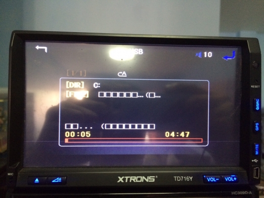 XTRONS TD716Y USB SD CARD BLUETOOTH FMเครื่องโซนประเทศได้ รับคลื่นไทยครบ Aux ปรับระดับจอได้ ปรีเอ้า2ชุด กล้องมองหลัง Vedio out Vedio in แผ่นเล่นไม่ได้ ใส่แล้วคืนแผ่นออกมา ที่เหลือทุกอย่างเล่นได้หมดครับ มือ2 ญี่ปุ่น