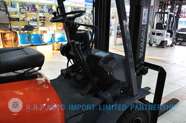 ขายรถโฟล์คลิฟท์มือสอง TOYOTA รุ่น 6FD25-15288 ราคา xxx,xxx บาท นำเข้าจากประเทศญี่ปุ่น 100\% ไม่เคยใช้งานในไทย