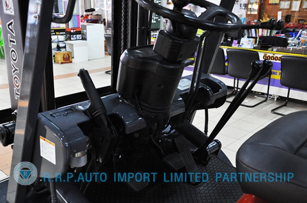 ขายรถโฟล์คลิฟท์มือสอง TOYOTA รุ่น 6FD25-15288 ราคา xxx,xxx บาท นำเข้าจากประเทศญี่ปุ่น 100\% ไม่เคยใช้งานในไทย