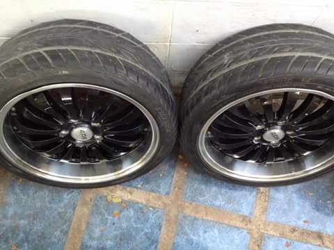 ล้อแม็กขอบ 18 กว้าง8 ทั้ง4วง ออฟ45