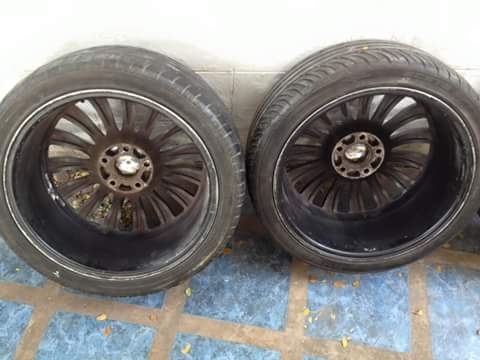 ล้อแม็กขอบ 18 กว้าง8 ทั้ง4วง ออฟ45