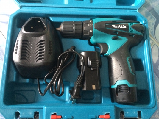 Makita สว่านไร้สายแถมแบต 2 ก้อน