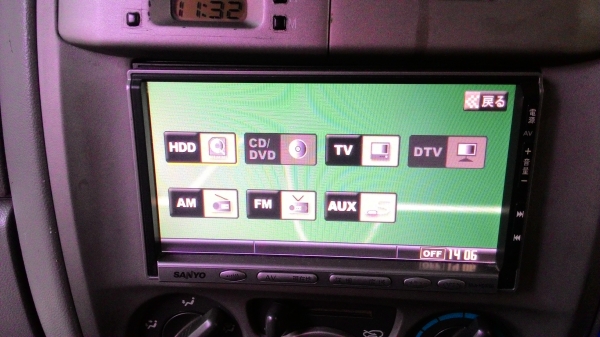 ขายเครื่องเล่น 2 DIN Sanyo NVA-HD1100 + tv digital family ขายเครื่องเล่น 2 DIN Sanyo NVA-HD1100 + tv digital family