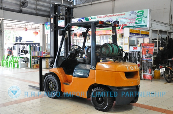 ขายรถโฟล์คลิฟท์มือสอง TOYOTA รุ่น 7FGJ35-14719 ราคา 395,000 บาท สภาพเดิมจากญี่ปุ่นจากประเทศญี่ปุ่น ไม่เคยใช้งานในไทย