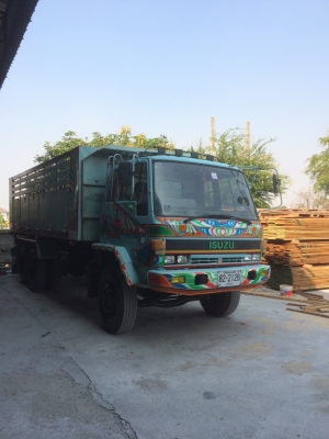 รถ ISUZU อีซีซุ 2 เพลาดั๊ม 285 EP เทอโบ สโล