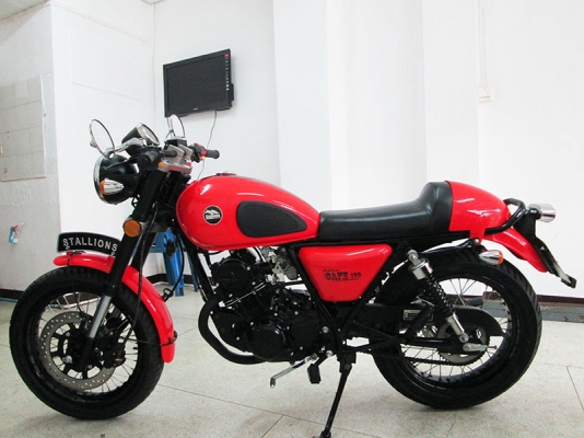 (โอนฟรี) ขาย Stallions Centaur Cafe 150 ปี 2015 ไมล์แท้ 2686 กม สภาพสวยเดิมๆ แนวคาเฟ่  สีแดง