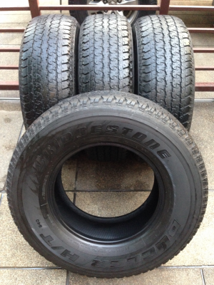 ยาง Bridgestone 265 70 16 สิ้นปี12 ดอกเยอะ พร้อมใช้งาน ราคาไม่แพง