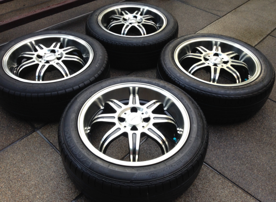 ล้อ NKB ขอบ16 สภาพสวย ไม่มีซ่อม พร้อมยาง Goodyear 185 55 16 สิ้นปี13 ดอกเต็ม ใช้กันยาว ราคาไม่แพง