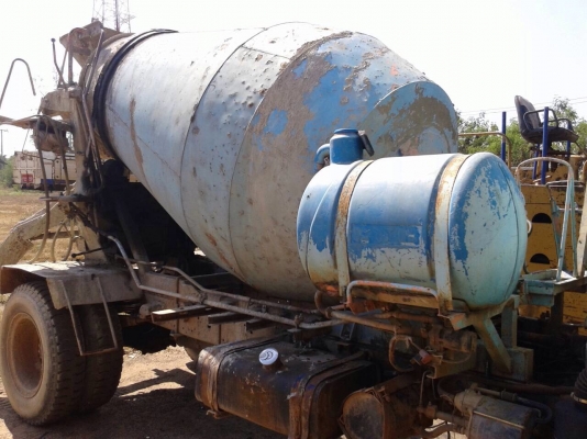 ขายรถโม่ปูน 6 ล้อ JCM เครื่อง 6BF-185 แรง โม่ตรงขนาด 2.5 คิว ทะเบียนพร้อม