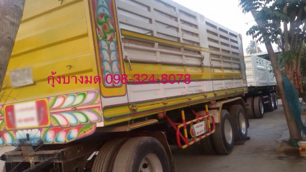 ขายลูกพ่วงดัมพ์ อู่ซีที ทรัค 3 เพลาแท้ ยาว 6.80 เมตร ปี 52 ยางเต็ม ทะเบียนพร้อม ขายลูกพ่วงดัมพ์ อู่ซีที ทรัค 3 เพลาแท้ ยาว 6.80 เมตร ปี 52 ยางเต็ม ทะเบียนพร้อม