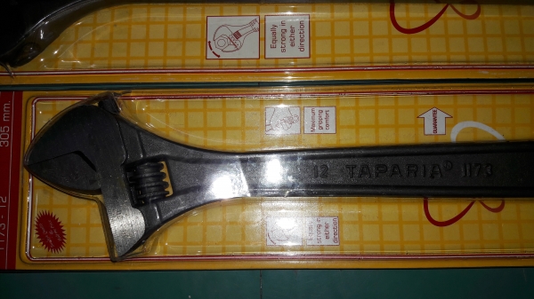 ขายประแจเลื่อนTAPARIA Made in India.ขนาด12"และ15" เหล็กดี