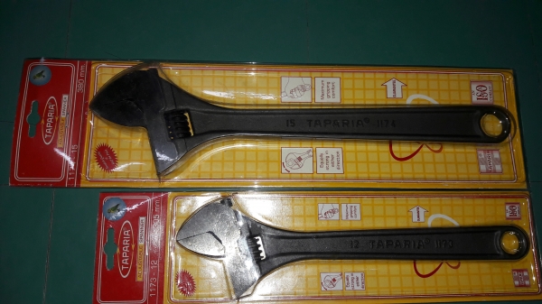 ขายประแจเลื่อนTAPARIA Made in India.ขนาด12"และ15" เหล็กดี