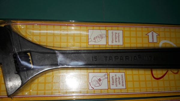 ขายประแจเลื่อนTAPARIA Made in India.ขนาด12"และ15" เหล็กดี