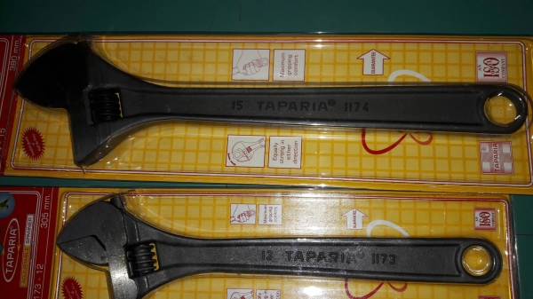 ขายประแจเลื่อนTAPARIA Made in India.ขนาด12"และ15" เหล็กดี