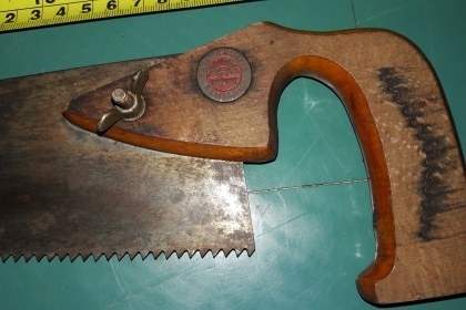 ขายเลื่อยตราตางานเก่าๆด้ามไม้สวยคลาสลิกยาว18นิ้วฟันสวยครบๆ