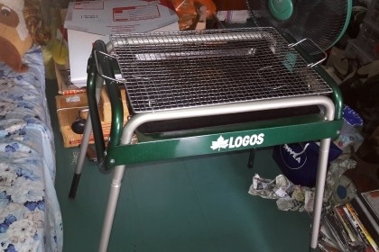 ขายเตาย่างงานญี่ปุ่นLOGOS JAPAN.งานดีสวยแข็งแรงพร้อมตะแกรงย่าง ถาดทอดย่างได้