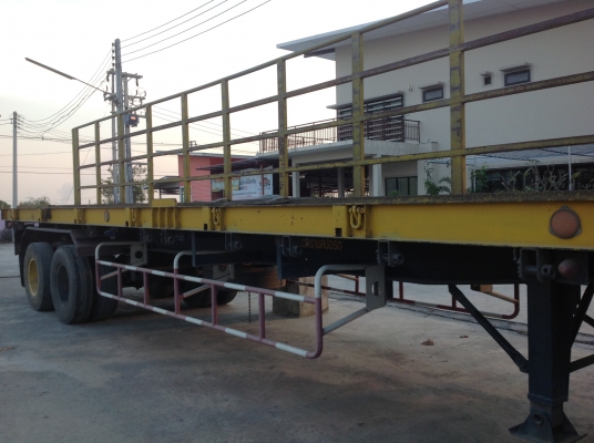 ขายหางพ่วงพื้นเรียบ 2เพลา อู่ Panus ขายหางพ่วงพื้นเรียบ 2เพลา อู่ Panus