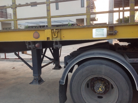 ขายหางพ่วงพื้นเรียบ 2เพลา อู่ Panus ขายหางพ่วงพื้นเรียบ 2เพลา อู่ Panus