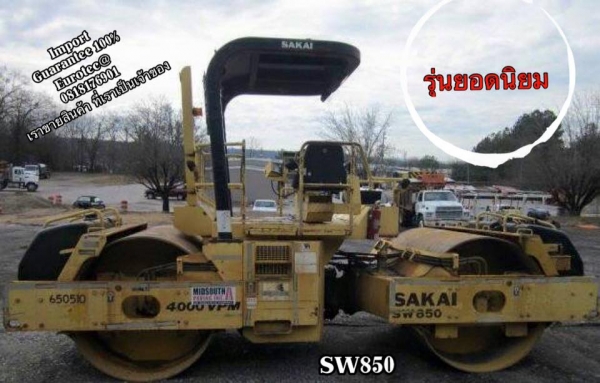 ขาย HOT ITEM SAKAI SW850 จำหน่าย รถ เครื่องจักร อุปกรณ์ทุกชนิด นำเข้า100\% ราคาถูก eurotec 0818176901