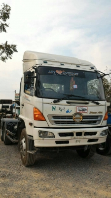 รถบรรทุก หัวลาก 10 ล้อ HINO รุ่น FM2 ปี 49 เครื่อง 320 แรง พร้อมใช้งาน มี 5 คัน ขายคันละ 980,000 บ.รถอยู่สระบุรี