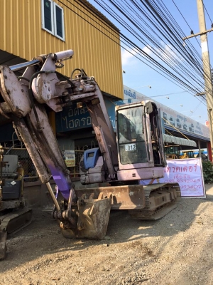 SUMITOMO SH75UX2 รถเก่านอก 100\% มีเอกสารแจ้งจำหน่าย มีลายหัวกระแทก มีแอร์ ระบบไว้ เช็คระบบพร้อมใช้งาน ราคาเบา เบา ติดต่อคุณวัชรัตน์ 0925768909