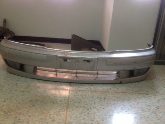 กันชนหน้า A32 ติดสปรอทไลทไฟส่องเลียวครบๆเก่าญี่ปุ่นเเท้สภาพตามรูป