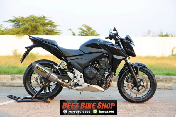 ขาย HONDA CB500F ABS ปี 2012 สภาพสวยพร้อมท่อแต่ง ทะเบียนพร้อมโอน