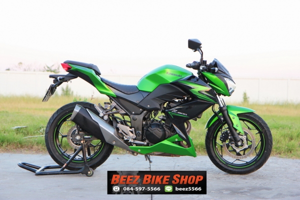 ขาย Kawasaki Z300 ABS รุ่นปี 2015  สภาพนางฟ้าป้ายแดงใสๆวิ่งน้อย 3,9xx โล ทะเบียนพร้อมโอน