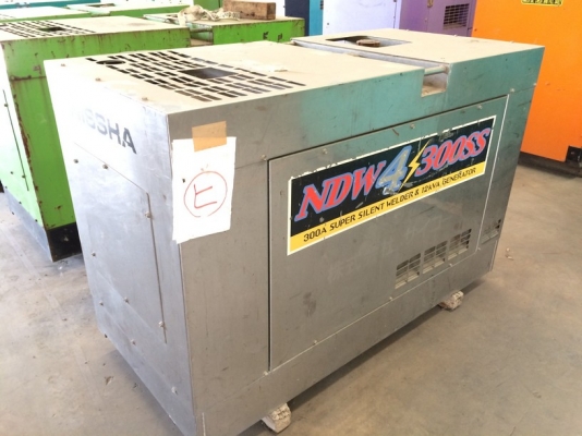 เครื่องเชื่อม + ปั่นไฟ Nippon Sharyo รุ่น NDW4-300SS สภาพสวยมาก นำเข้าจากญี่ปุ่น ขายถูกสุด ๆ เลยครับ