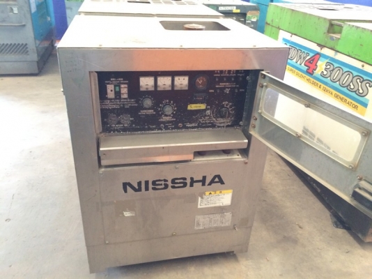 เครื่องเชื่อม + ปั่นไฟ Nippon Sharyo รุ่น NDW4-300SS สภาพสวยมาก นำเข้าจากญี่ปุ่น ขายถูกสุด ๆ เลยครับ