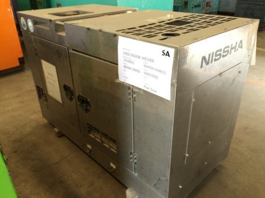 เครื่องเชื่อม + ปั่นไฟ Nippon Sharyo รุ่น NDW4-300SS สภาพสวยมาก นำเข้าจากญี่ปุ่น ขายถูกสุด ๆ เลยครับ