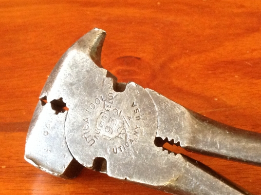 ขายคีมตัดลวดหนามโบราณ ANTIQUE UTICA TOOLS By UTICA NY U.S.A. ปี 1932 ขนาด 10 1/4"