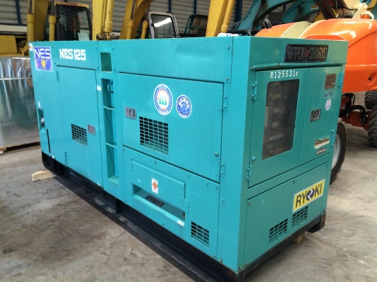 เครื่องปั่นไฟขนาด 125kVA NES125SHE สภาพสวยมาก นำเข้าจากญี่ปุ่น ขายถูกสุด ๆ ครับ ล้างสต็อค