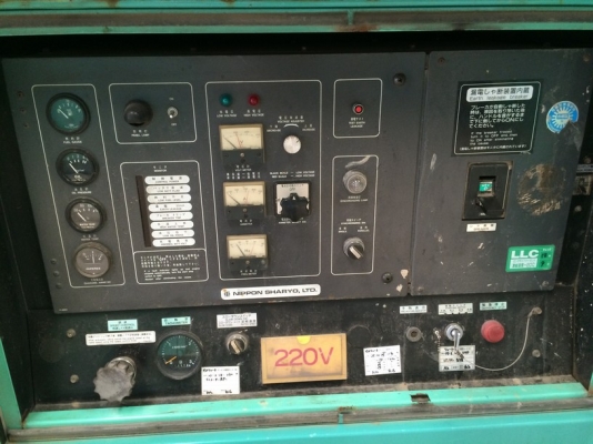 เครื่องปั่นไฟขนาด 125kVA NES125SHE สภาพสวยมาก นำเข้าจากญี่ปุ่น ขายถูกสุด ๆ ครับ ล้างสต็อค