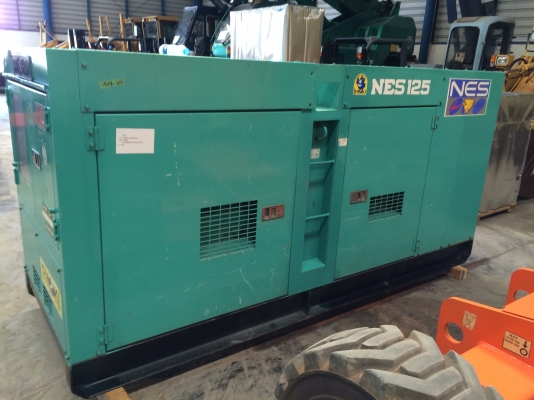 เครื่องปั่นไฟขนาด 125kVA NES125SHE สภาพสวยมาก นำเข้าจากญี่ปุ่น ขายถูกสุด ๆ ครับ ล้างสต็อค