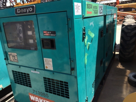 เครื่องปั่นไฟ DENYO DCA-125SPK2 สภาพสวยจัด นำเข้าจากญี่ปุ่น อยากขายไม่แพงครับ ล้างสต็อค