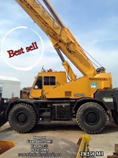 ขาย HOT PRICE รถเครน 25 ตัน TADANO TR250 M4 จำหน่าย รถ เครื่องจักร อุปกรณ์ทุกชนิด นำเข้า100\% ราคาถูก eurotec 0818176901