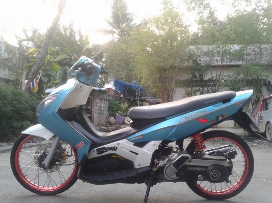 ขายลูกเดียว nouvo mx ปี2551 ขายไม่แพงเลยคับ เล่มชุดโอนครบครับ