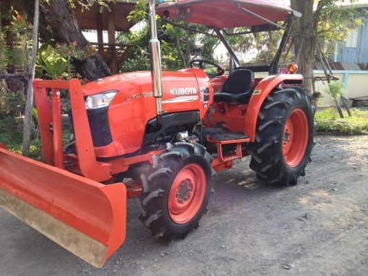 คูโบต้า L4708 4 WD พร้อมใบมีดตราช้าง ทำงาน 873 ชั่วโมง จดทะเบียน พ.ค.2554