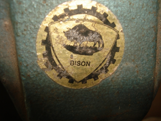 หมดแล้ว> ปากกาจับเหล็กตั้งโต๊ะ 6 นิ้ว BISON made in Polandทำจากเหล็กเหนียวทั้งตัว ทนทาน