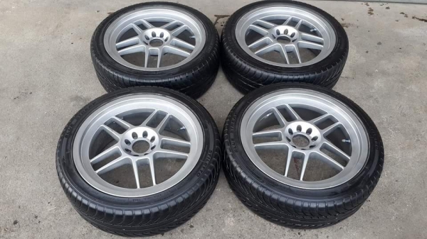 Enkei RSF ขอบ 17 4รู100 ปั๊ม enkei แถมยางปี13