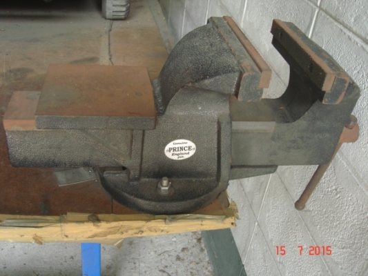 ปากกาจับเหล็กตั้งโต๊ะ 8 นิ้ว Prine made in England