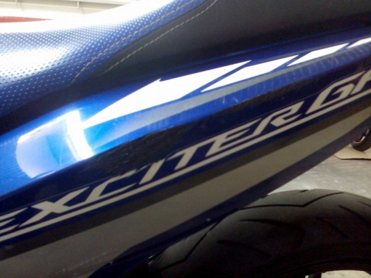 ขาย Yamaha Excuter 150 สตาร์ทมือ ปี 58 เครื่องดี ภายนอกมีรอยล้ม 2 ฝั่ง  เล่มพร้อมโอน