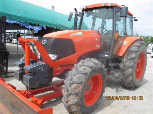 ขายครับ แทรคเตอร์มือสอง 1 ในไม่กี่คันในไทย รุ่นใหญ่ใช้ดี เครื่องดี ทำงานได้ปกติครับ KUBOTA M135X สภาพสวยเกือบ 100\% ขายครับ แทรคเตอร์มือสอง 1 ในไม่กี่คันในไทย รุ่นใหญ่ใช้ดี เครื่องดี ทำงานได้ปกติครับ KUBOTA M135X สภาพสวยเกือบ 100\%