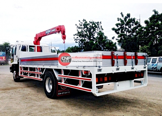 RT-1 ISUZU DECA 3 ใบปัด เครน 3 ตัน 3 ปลอก กระบะเหล็ก 6 ล้อ รถสวยสภาพพร้อมใชั