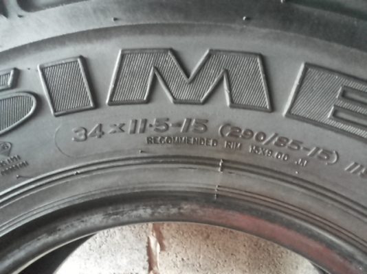 ยางออฟโรด SIMEX JUNGEL 34"&times;11.5&times;15"