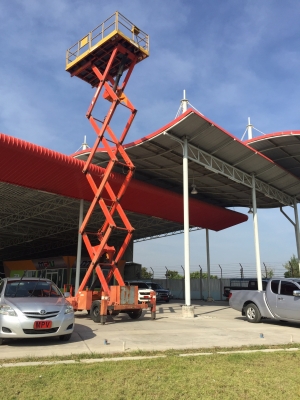 ขายรถกระเช้า AICHIรุ่นSV120 สูง12เมตร เครื่องดีเซล3สูบพร้อมใช้งาน