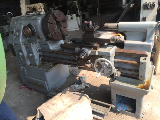 ขายกลึงญี่ปุ่น5ฟุตครึ่ง3เพลาเบรควงสวิง900มิลพร้อมใช้