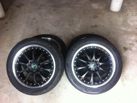 ขายยางพร้อมแม็กซ์ ขอบ17 5รู 114-114.3 Lenso